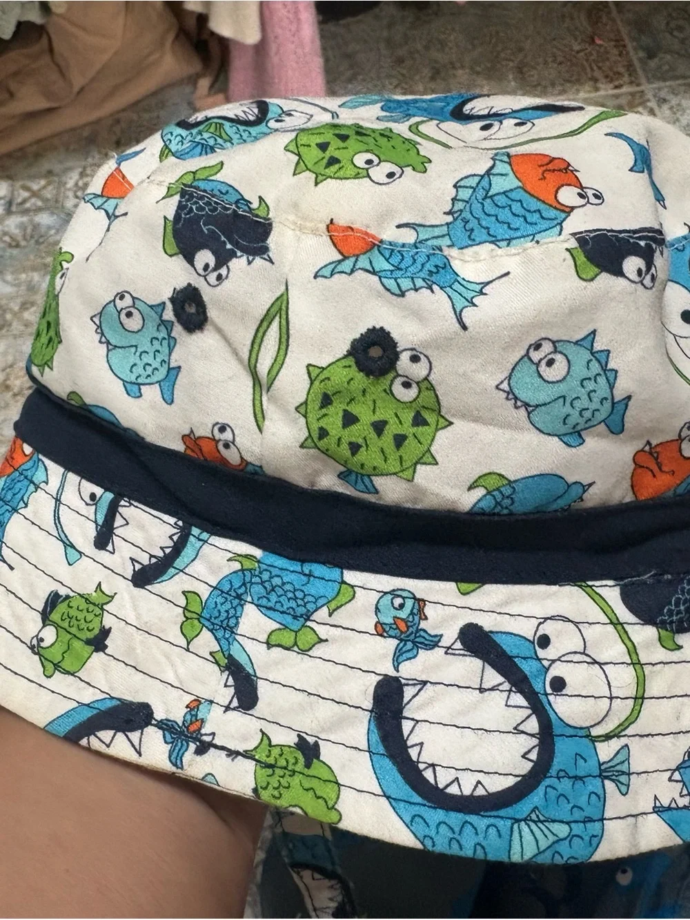 Carter's Boys Shark Swim Shorts and Hat Bundle
